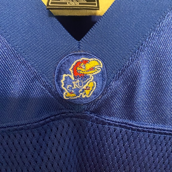University of Kansas Adidas Pullover Football Jersery #10 - Picture 15 of 16